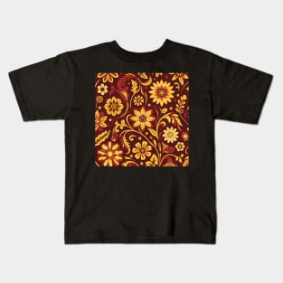 Yellow Flowers Kids T-Shirt